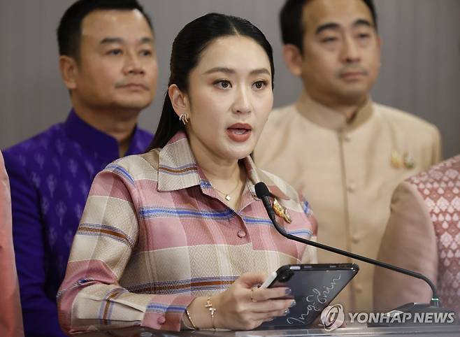 패통탄 태국 총리 [EPA 연합뉴스 자료사진. 재배포 및 판매 금지]