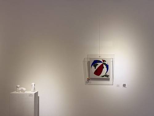 지난 24일부터 프랑스 파리 갤러리 아네스 노르에서 '2025 한-프랑스 국제교류전'이 열리고 있다. 전시장 모습/사진=교동미술관 제공