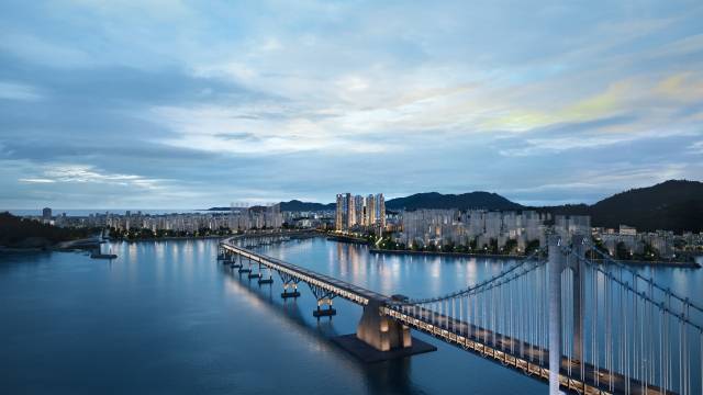 다음 달 분양을 앞둔 써밋 리미티드 남천의 조감도. 대우건설 제공