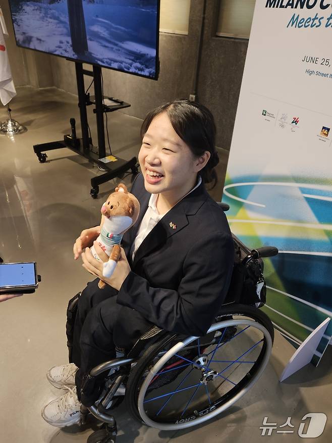 장애인노르딕스키 김윤지ⓒ News1 안영준 기자