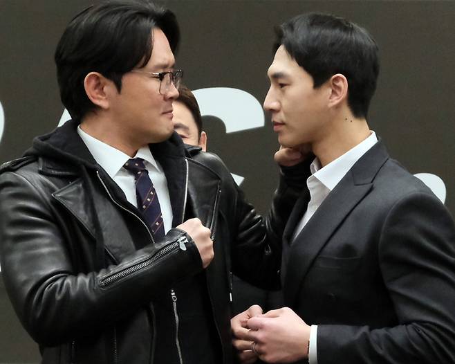 윤형빈과 밴쯔(오른쪽). 사진 | 로드FC