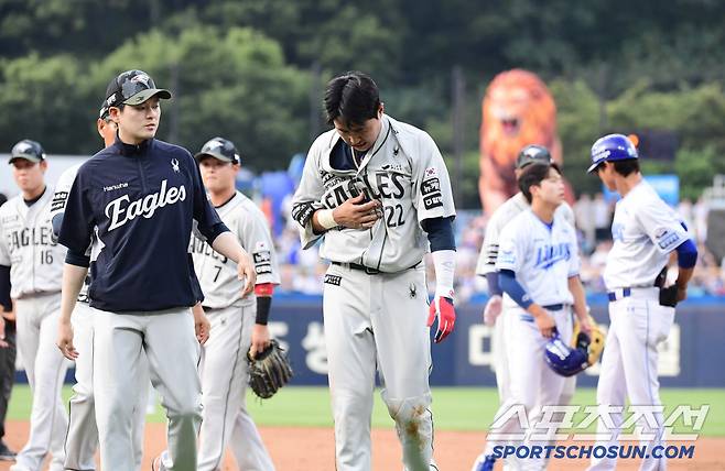 타석에 나서보지도 못하고...