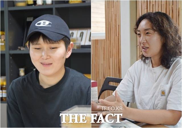 도시로 나갔다 다시 고향으로 돌아와 산다는 것은 심적으로 편한 것만은 아니다. 도시 생활을 정리하고 각각 경북 산청과 경남 의령으로 귀촌한 박정현(왼쪽, 양봉업) 씨와 성나겸(전통식품 판매) 씨는 귀촌을 고민하는 청년들에게 많은 고민이 반드시 필요하다고 조언했다. /산청·의령=이철영 기자