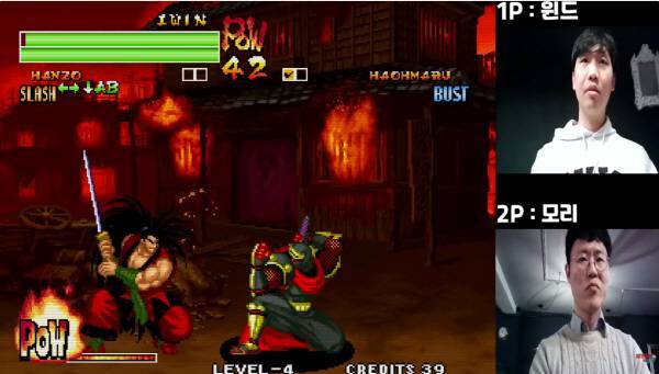 엄청난 접전을 보여준 윈드님과 모리님의 대결