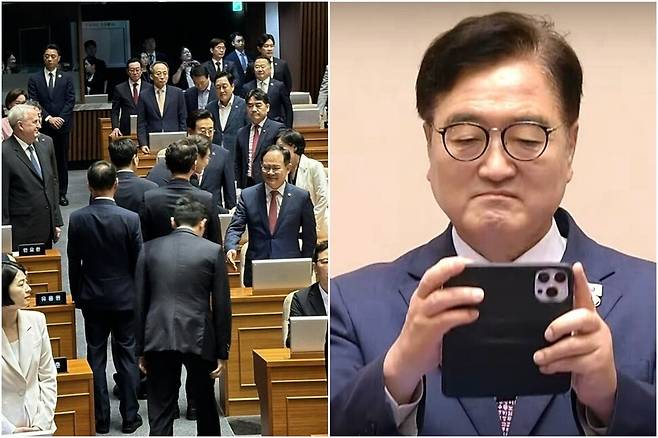 우원식 국회의장 페이스북, 엠빅뉴스 유튜브 갈무리