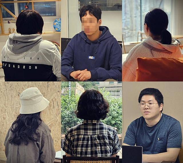 서울, 인천, 세종 등 각지에서 올해 3~6월 본보 인터뷰에 응한 '쉬었음' 청년들. 왼쪽 위부터 시계방향 다은(가명), 민우(가명), 채영(가명), 준열, 하림(가명), 소연(가명)씨. 도현(가명)씨는 사진 촬영에 응하지 않음. 인천·세종=이유지 기자