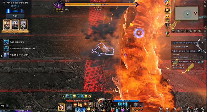 ▲ 능지 달리기 후 무력화는 손을 먼저 깨고