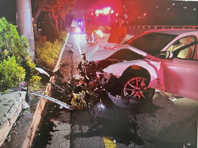 ▲ 변압기를 들이받은 만취운전자 40대 여성 경찰 입건 [광주 북부경찰서]