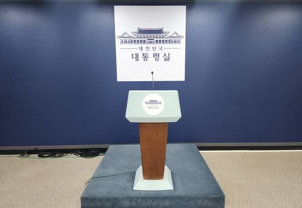 ▲ 대통령실에는 공식 브리핑룸 말고도 기자들과 소통할 수 있는 공간이 더 마련돼 있다. 사진=장슬기 기자