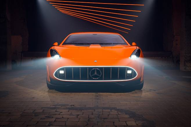 지난달 29일(현지시간) 메르세데스-AMG가 공개한 '콘셉트 AMG GT XX'/사진=벤츠 제공