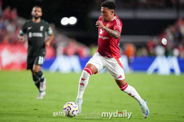 유벤투스 FC의 관심을 받고 있는 제이든 산초. /게티이미지코리아