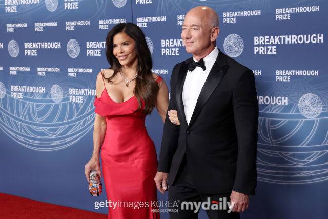 로런 산체스, 제프 베이조스./게티이미지코리아