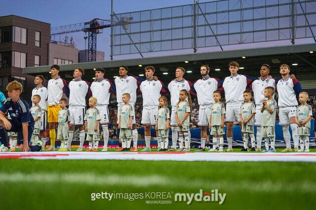 UEFA U-21 챔피언십 결승에 진출한 잉글랜드 U-21 대표팀. /게티이미지코리아