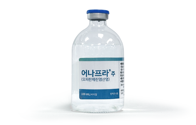 비마약성 진통제 ‘어나프라주(성분명 오피란제린염산염)’. [비보존제약 제공]