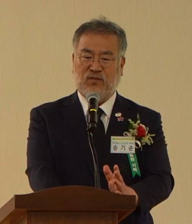 송기춘 현 이태원참사특조위원장 겸 전 군사망사고진상규명위원장. 대한민국 순직군인 유족회 제공