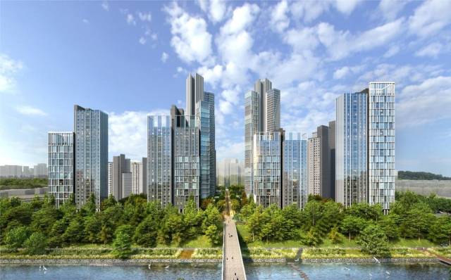 강남구 개포통합(개포경남·우성3차·현대1차) 재건축 정비구역 투시도. 사진 제공=서울시