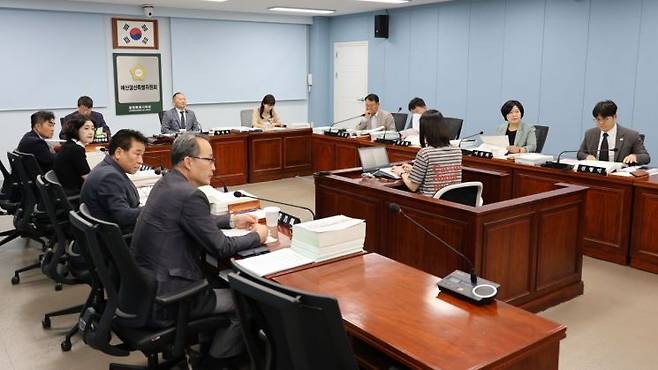 경남 창원시의회 예산결산특별위원회 종합심사가 이뤄지고 있다. 창원특례시의회 제공