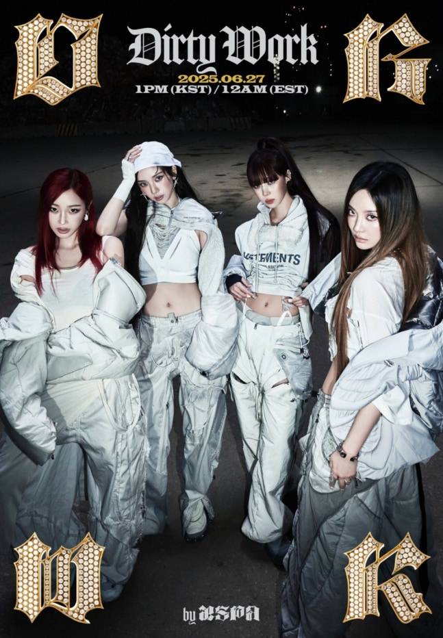 ‘쇠맛’ 대박났다... 에스파 ‘Dirty Work’, 선주문 101만 장 돌파(제공: SM엔터테인먼트)