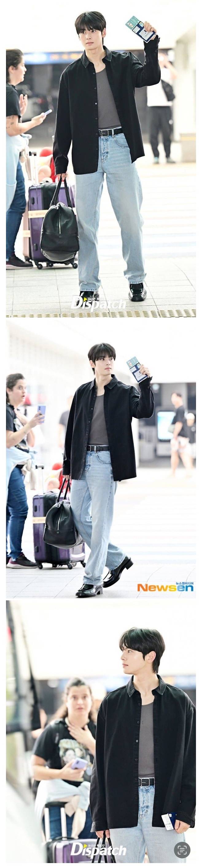 IMG_1992.jpeg 공항에서 차은우 실물 영접한 서양녀 반응