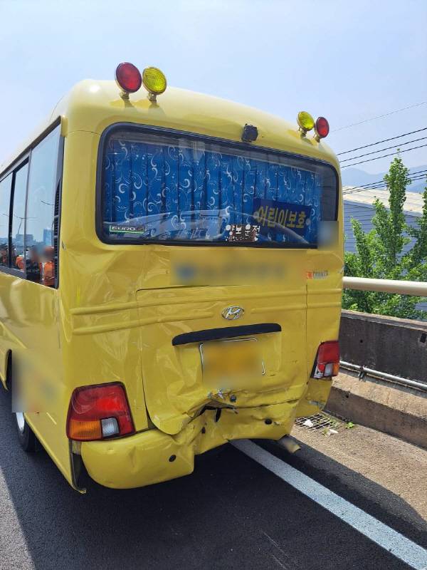 사고 현장. 부산경찰청 제공