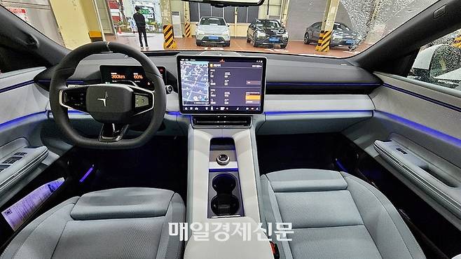 폴스타 4 실내 [사진촬영=최기성 매경 디지털뉴스룸 기자]