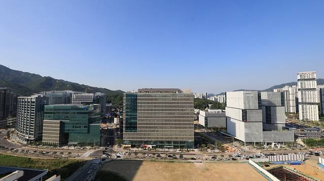 과천 지식정보타운 모습./사진제공=과천시