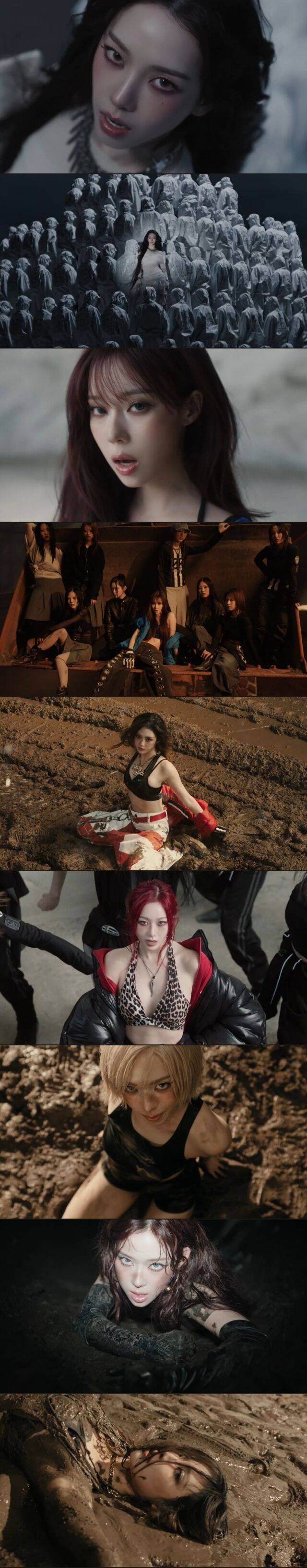 / 에스파 'Dirty Work' MV 캡처