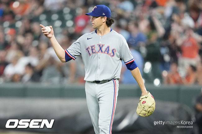 [사진] 텍사스 제이콥 디그롬. ⓒGettyimages(무단전재 및 재배포 금지)