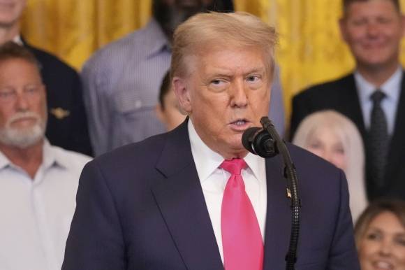 도널드 트럼프 미국 대통령. AP 연합뉴스