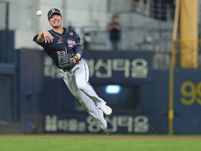 김재호의 두산 베어스 시절 모습. /사진=두산 베어스 제공