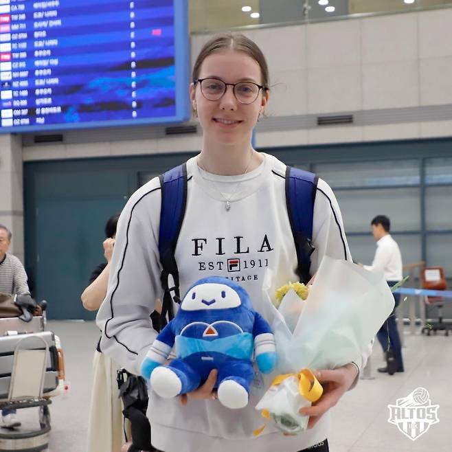 IBK기업은행 아시아 쿼터 선수 알리사 킨켈라 [IBK기업은행 배구단 제공. 재판매 및 DB 금지]