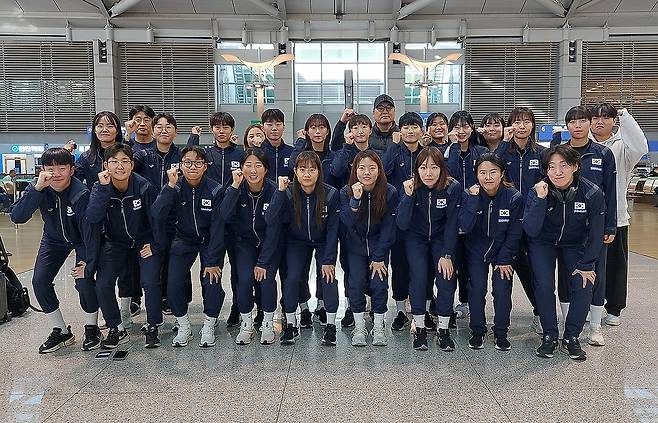 여자하키 국가대표 선수단 [대한하키협회 제공. 재판매 및 DB 금지] photo@yna.co.kr