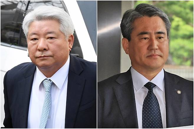 김홍일(왼쪽)·송진호 변호사 [연합뉴스 자료사진]