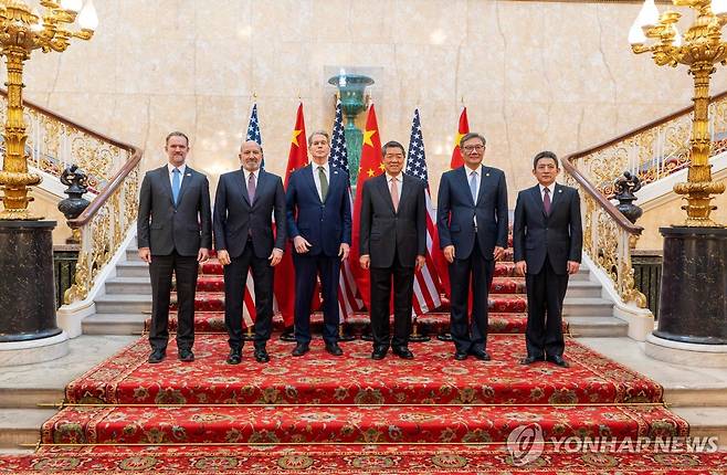 런던에서 2차 고위급 협상 개최한 미국과 중국 [AFP=연합뉴스 자료사진. 재판매 및 DB 금지]