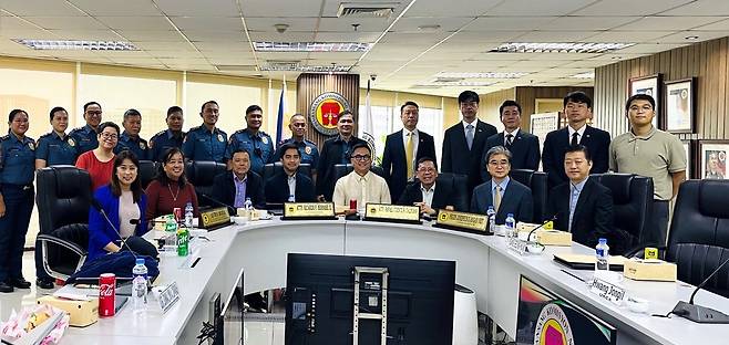 주필리핀 대사관, 현지 경찰당국과 한인사건 종합 대책회의 [주필리핀 한국대사관 제공. 재판매 및 DB 금지]