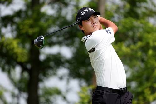 옥태훈의 군산CC 오픈 2라운드 경기 모습 [KPGA 제공. 재판매 및 DB 금지]