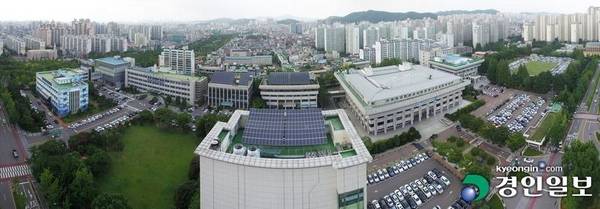 인천 남동구 구월동 인천시청과 인천시교육청 일대 주거 지역. /경인일보DB