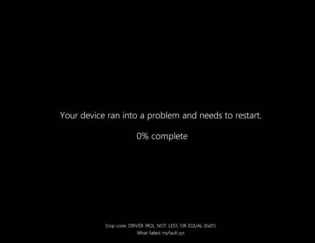 윈도11에 새롭게 적용되는 윈도 오류 알림 화면 (출처=MS)