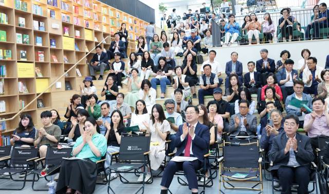 대전시는 27일 동구 동대전도서관에서 민선 8기 3주년을 맞아 시민과의 대화를 열고, 그간의 시정 변화와 향후 과제를 시민들과 공유했다. 대전시 제공