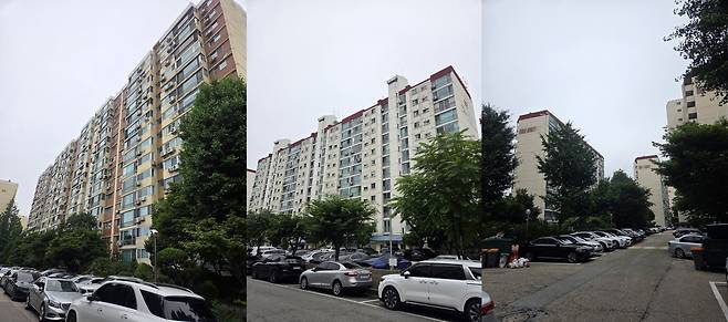 26일 오후 압구정 재건축 단지 일대. 왼쪽부터 압구정3구역, 4구역, 5구역 /방재혁 기자