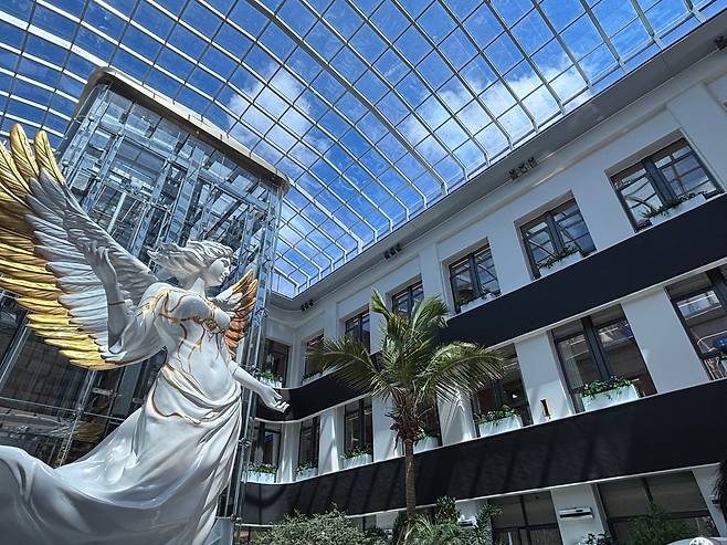 메이싸이얼병원의 건강검진센터 내부. /하이난(중국)=이은영 특파원