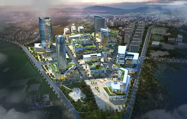 A render of the Suwon R&D Science Park in Gyeonggi [SUWON CITY GOVERNMENT]