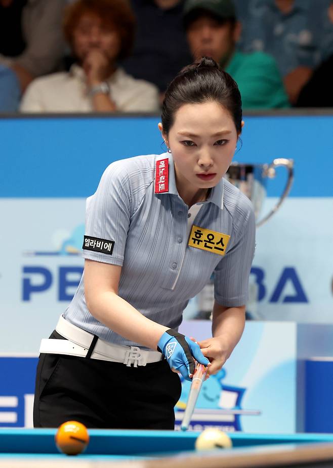 개막전에서 준우승을 차지한 차유람(휴온스). PBA 제공