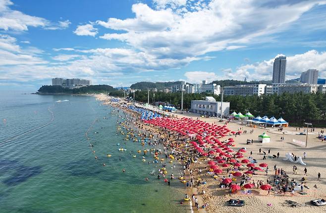 속초해수욕장 전경. 속초시 제공