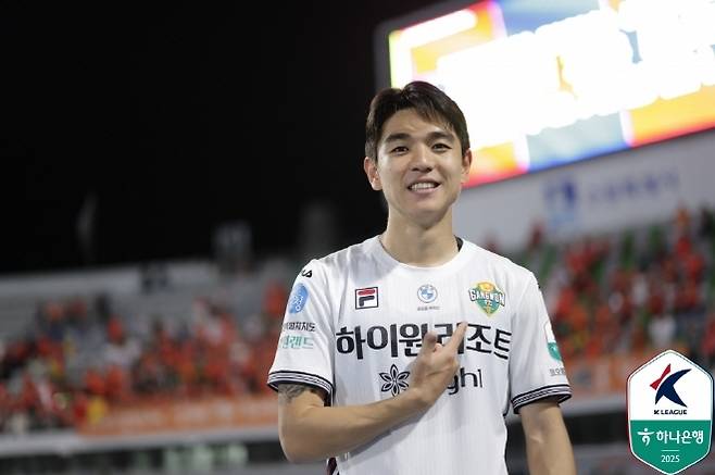 결승골의 주인공 김대원. 사진=한국프로축구연맹