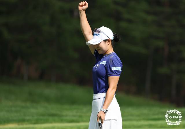 평균 버디 1위에 올라 있는 고지우. 사진 제공=KLPGA