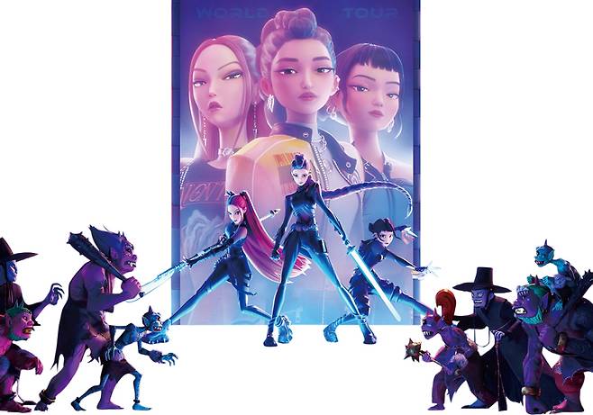 영화 《케이팝 데몬 헌터스》 포스터 ⓒNETFLIX