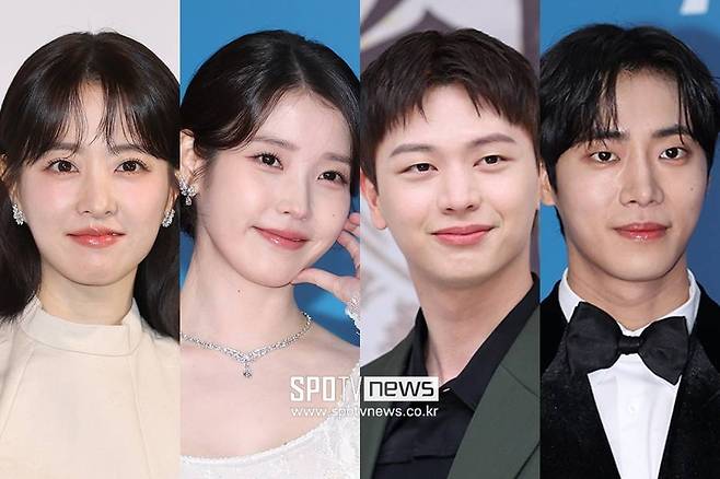 ▲ 박보영, 아이유, 육성재, 추영우(왼쪽부터). ⓒ곽혜미 기자