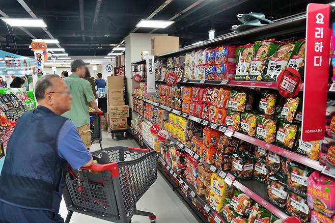 롯데마트 PB라면 '요리하다 소고기라면' 등 [롯데마트 제공. 재판매 및 DB금지]