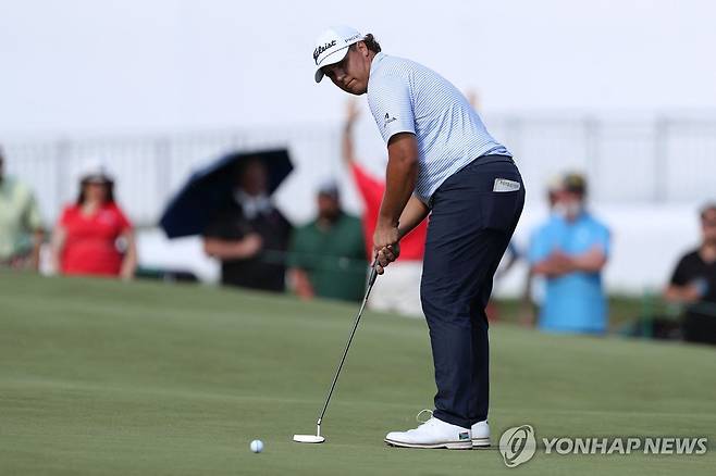 올드리치 포트기터의 3라운드 경기 모습 [게티이미지/AFP=연합뉴스]
